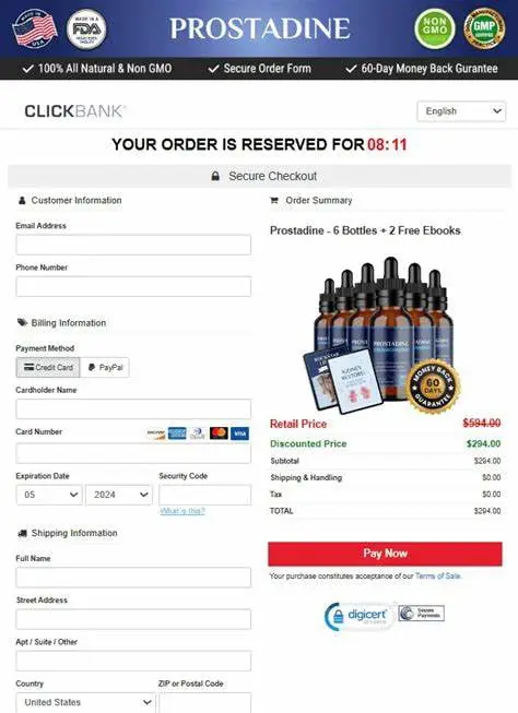 Prostadine Order Form